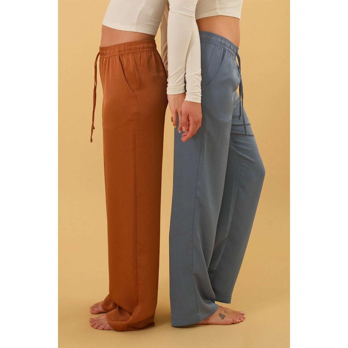 RELAXED Drawstring Waist Pants