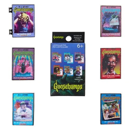 Goosebumps Books Lenticular Mystery Box Pin