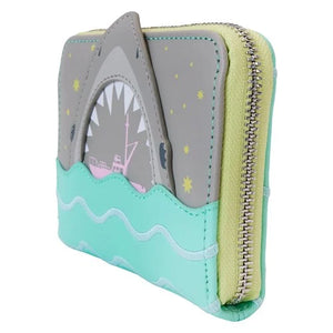 Jaws Glow-in-the-Dark Zip-Around Wallet