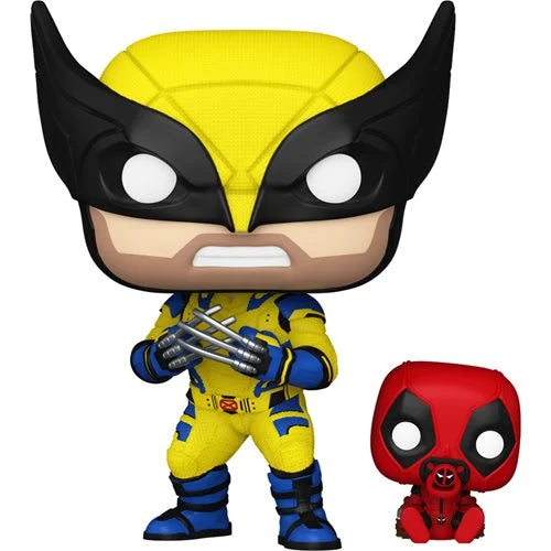 Deadpool & Wolverine with Babypool Funko Pop! Vinyl Figure #1403 and Buddy